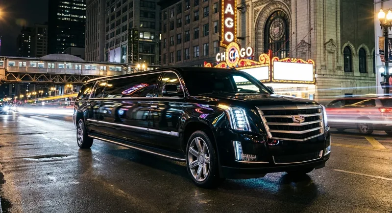 Luxury SUV chauffeur service Chicago with a premium SUV and professional chauffeur for executive and airport transportation.