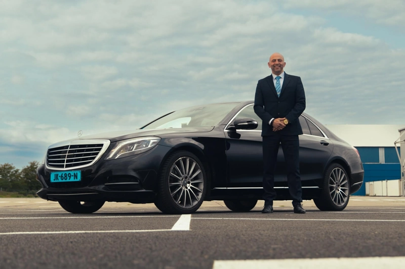 Private chauffeur Chicago with a luxury vehicle and professional driver for executive and personal transportation.