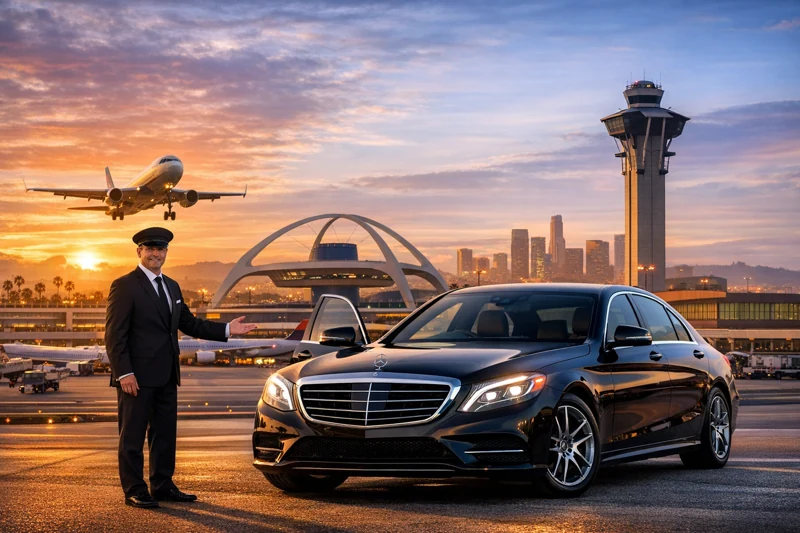 Private transportation service with a luxury chauffeur-driven vehicle for safe, comfortable, and reliable travel.